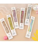 Curved Rainbow Threaded Birthday Candles