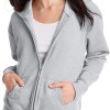 Womens Hoodie, Ecosmart Fleece Full-zip Hoodie, Zip-up Hooded Sweatshirt