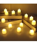 LED Flameless Candle Lights, Battery Operated Flickering LED Candles for Wedding, Proposal, Party & Home Decor