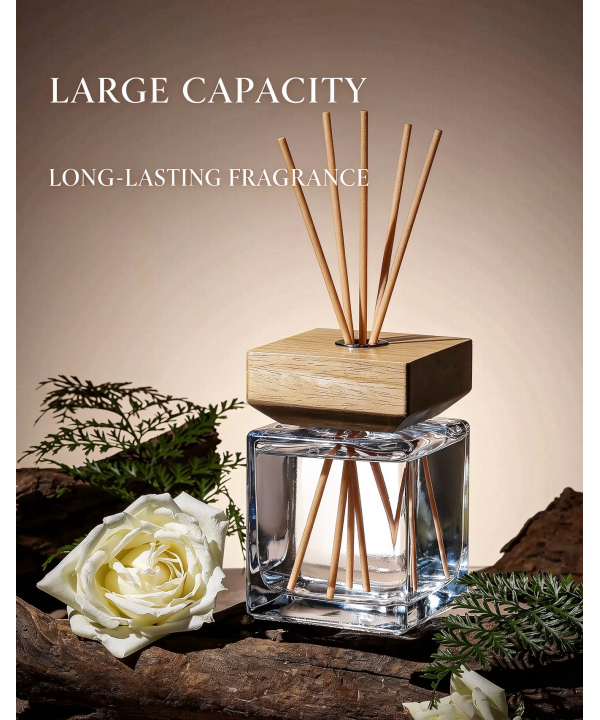 Serene Timber Home Diffuser, Long Lasting Woody Scent Room Fragrance for Indoor Ambiance & Gift