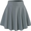 DJT Fashion Women's Casual Stretchy Flared Pleated Mini Skater Skirt with Shorts